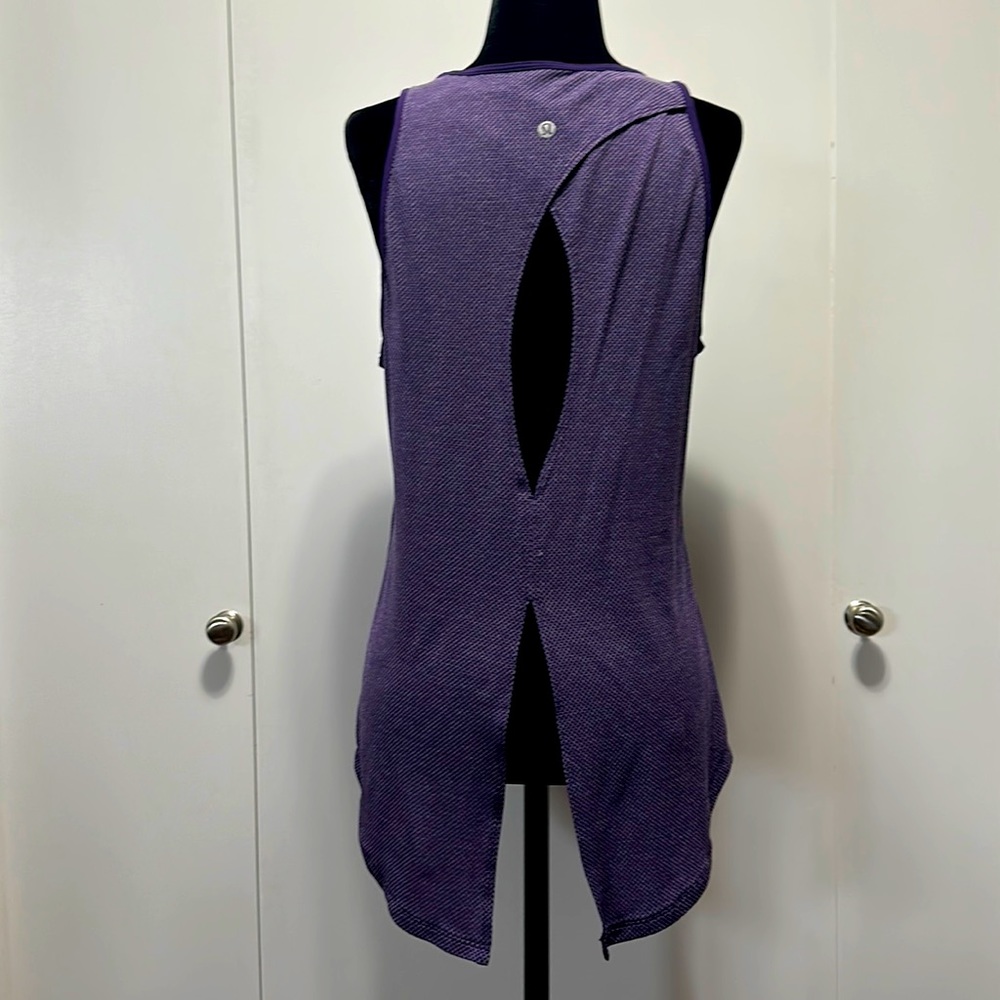 Lululemon Purple Tie Back Tank Size 6
